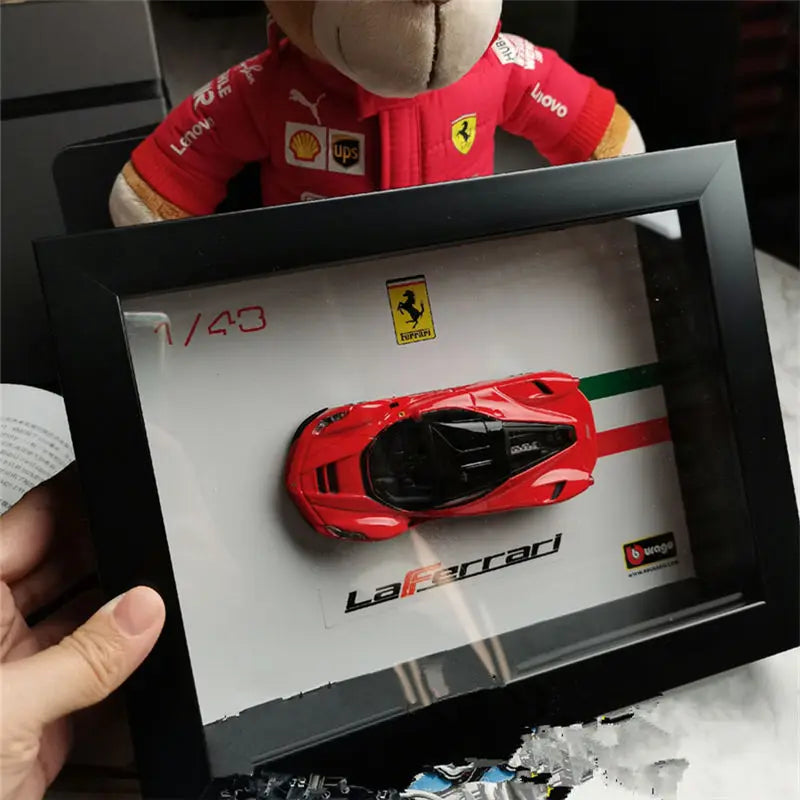 Ferrari 3D Car with ‏Frame