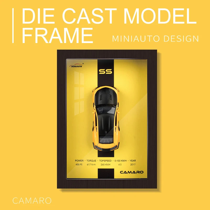 Car Model 3D with ‏Frame