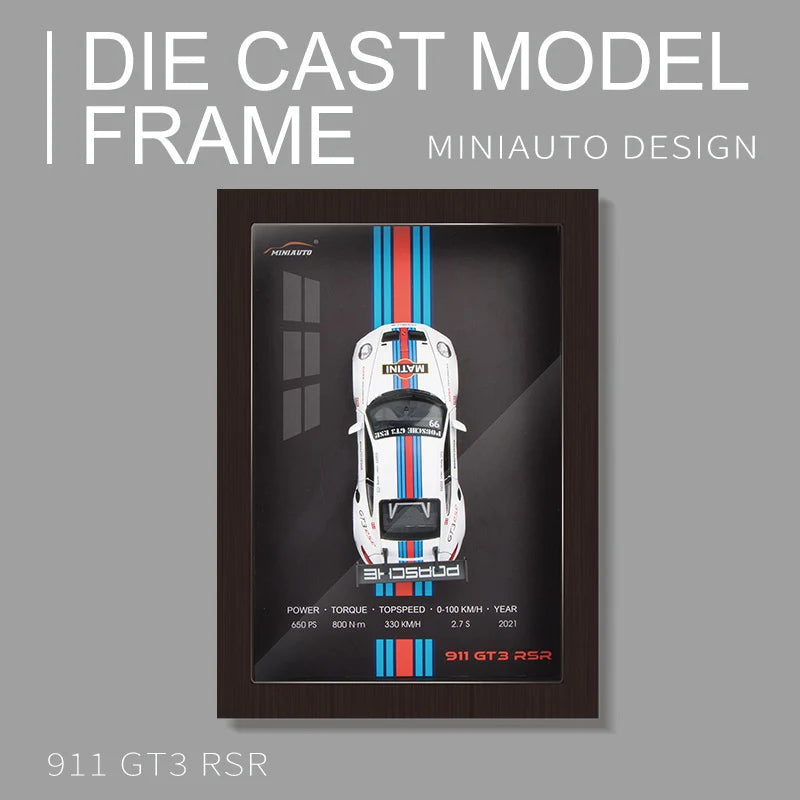 Car Model 3D with ‏Frame